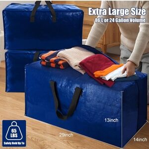 Extra Large Blue Storage Bag